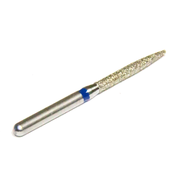 Gyémánt, kék, vastagabb, hegyes csiszoló, 13-as,  FG befogású