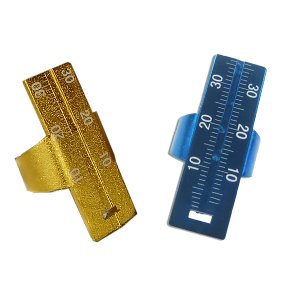 Alumínium 1 db, ujj-bemérő - többféle választható színben