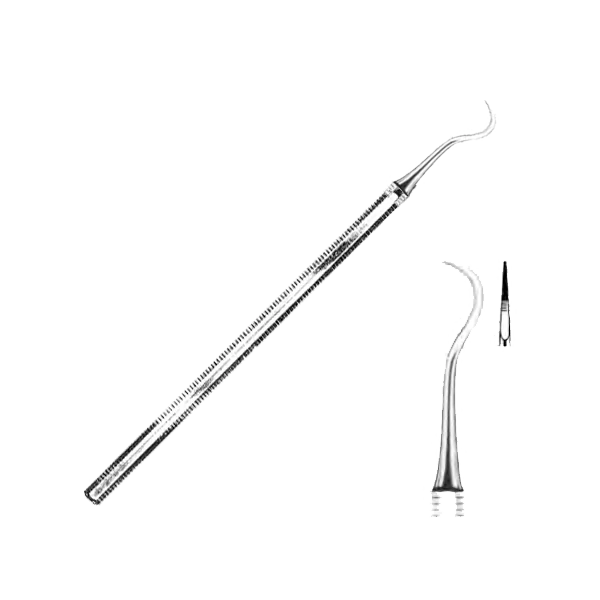 Kézi depurátor, Black,  papagájcsőr, 1 db