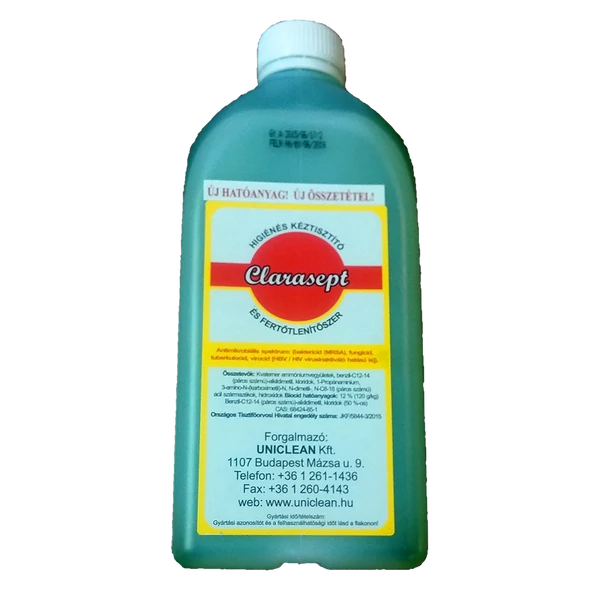 Clarasept higiénés kéztisztító és fertőtlenítőszer 1 liter