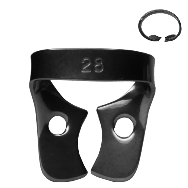 Kofferdam kapocs, Ivory, 8.28-as típus, alsó nagyőrlők, 1 db