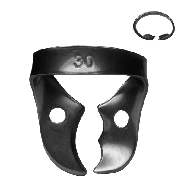 Kofferdam kapocs, Ivory, 8.30-as típus, jobb felső molárisokhoz, 1 db