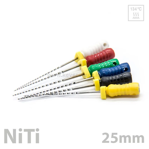 Reamer 25mm, NITI, 6pcs/box - in several sizes