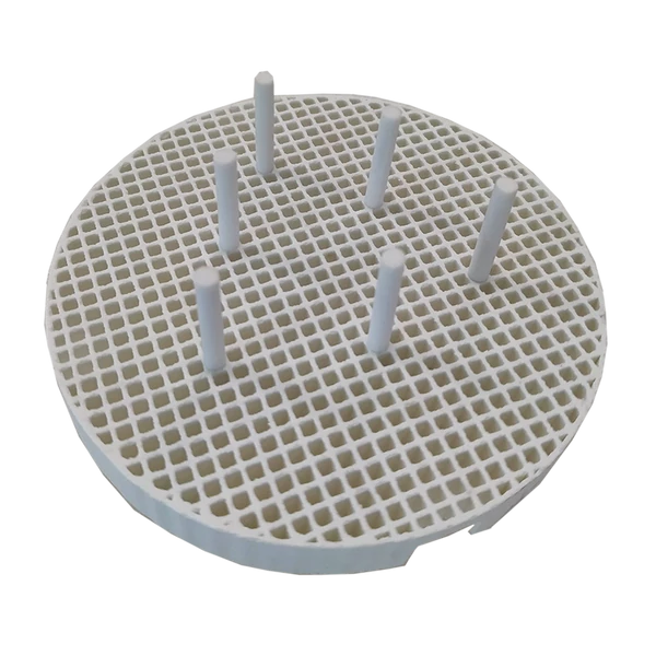 Égetőtalp 2 db, 20 tüskével - KERÁMIA - kerek, 80 mm átmérőjű, kerámia kályhába