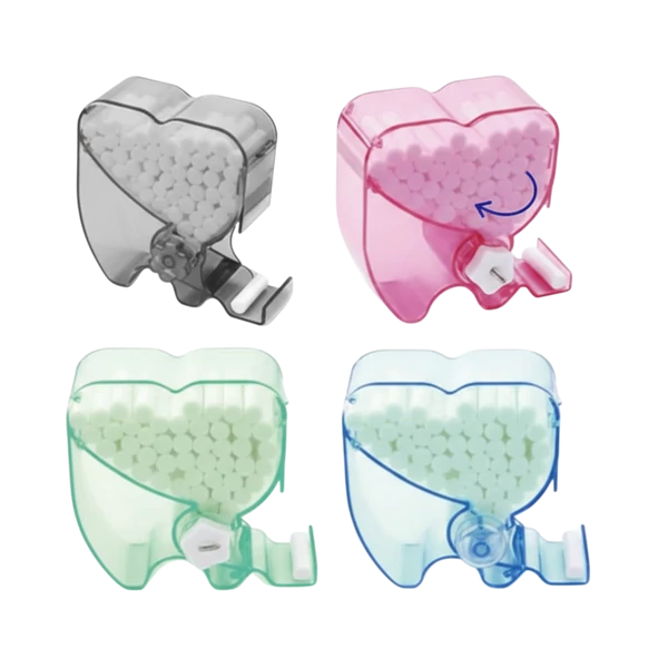 Vattarollni tartó,3 féle színben, nyomógombos