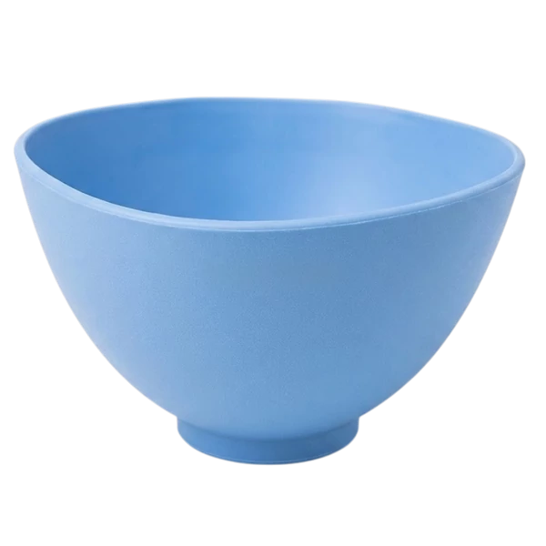 Gobelet à mélanger en silicone, 13cm Ø, bleu