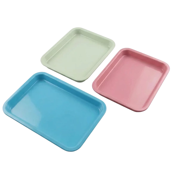 Tavă, nedividată, autoclavabilă, din plastic, 34x25x2 cm1 buc