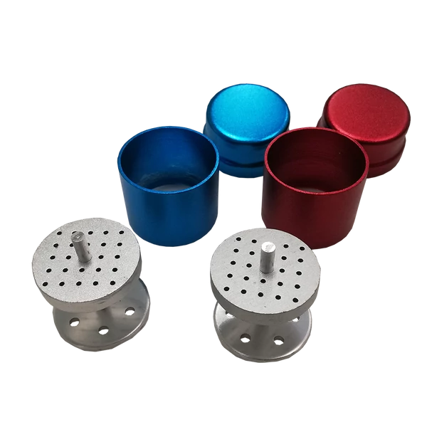 Cutie de sterilizare pentru ace endo și burghie FG, 28 găuri, 55x40 mm, în diferite culori