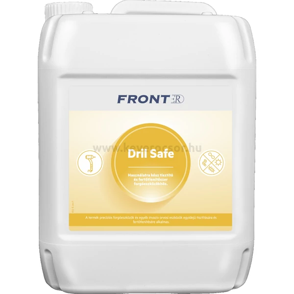 FrontER DrilSafe fogászati fúrófertőtlenítő utántöltő, 5 liter