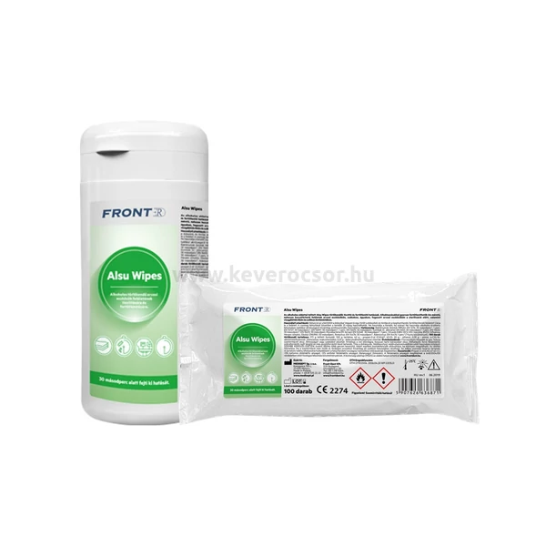 FrontER Alsu Wipes/Medisept Velox Wipes doboz + 100 db alkoholos fertőtlenítő kendő