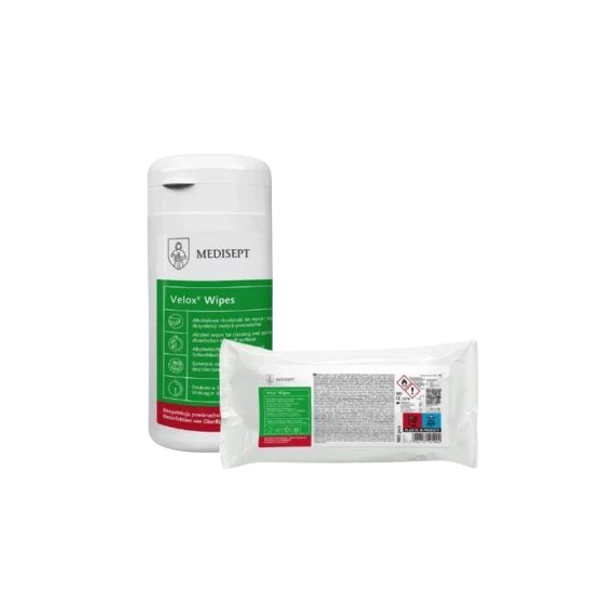 FrontER AlsuWipes șervețele dezinfectante pe bază de alcool cutie + 100 șervețele