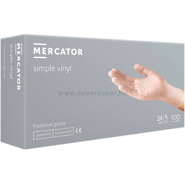 Mercator®, gazdaságos egyszerhasználatos latex- és púdermentes kesztyű