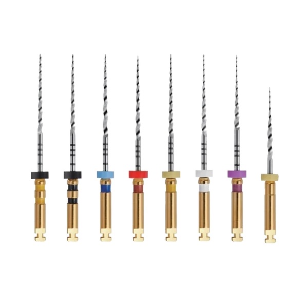 U+ file (Protaper Gold) , 25 mm, NiTi, 6 pieces, in various sizes