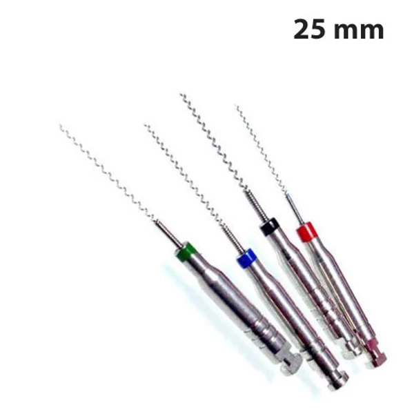 Lentuló, 25mm, SS, rúgós, 4 db,doboz - többféle választható méretben