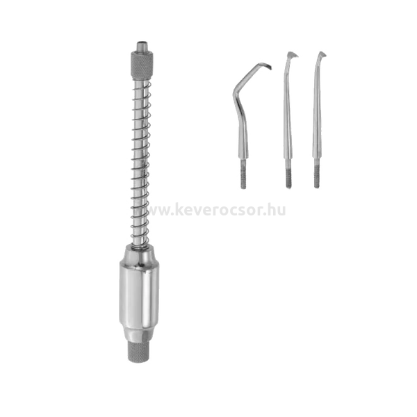 Sztrilich-féle korona- és hídeltávolító műszer, 3 fejjel