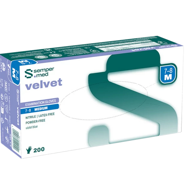 Orvosi Vizsgálókesztyű (Sempermed, Mercator, Maxter) érzékeny bőrűek számára , latex- és púdermentes