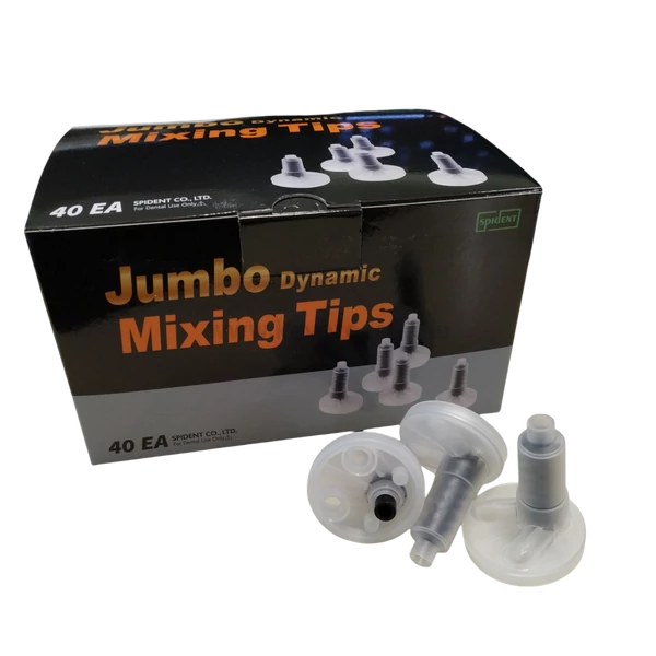 Spident Jumbo Dynamic Gépi keverőcsőrök Vacu-Mixer géphez (40 db)