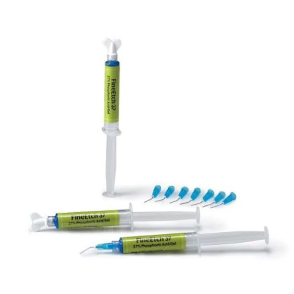 Spident FineEtch 37%-os, 3x5 ml kék Ortofoszforsav gél fecskendőben