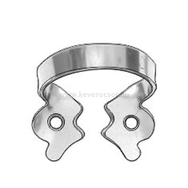 Symmetrical Clamp (winged clamp with flat horizontal "jaws", for small premolars), #2 type