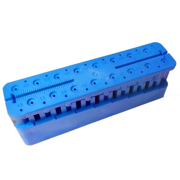 Endoblokk mini, 1 db, műanyag, kék, autoklávozható