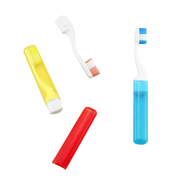 Travel toothbrush, 1 piece, in several colours