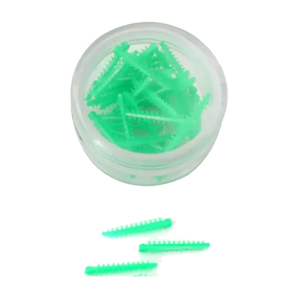 Piesă de plastic personalizabilă, dimensiune medie, verde, 40 bucăți