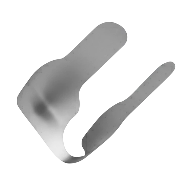  Approximális és nyaki frontfog felszínekhez egyben, közepes méretű, "M", fém kontúrozott matrica, 30 db/doboz