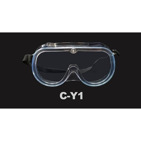 Coxo védőszemüveg simítózáras tasakban, transzparens, gumis rögzítés, 1 db