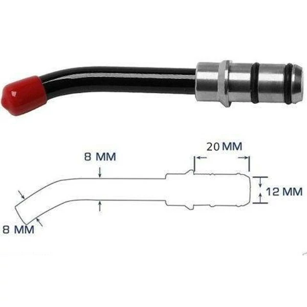 Ghidaj luminos pentru Coxo LATTE, conexiune Ø12mm