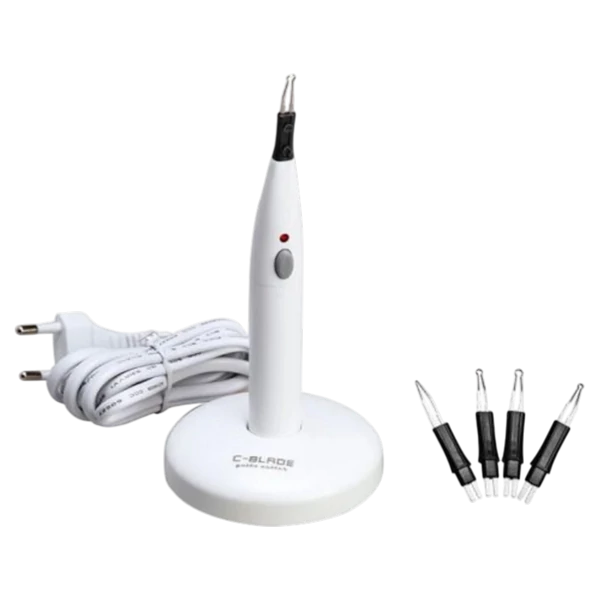 Guttapercha vágó, C-blade tipusú, fogászati kézidarab, 1 db