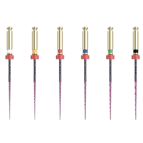 MH4 file, 25 mm, NiTi, 6  bucăți - în mai multe dimensiuni