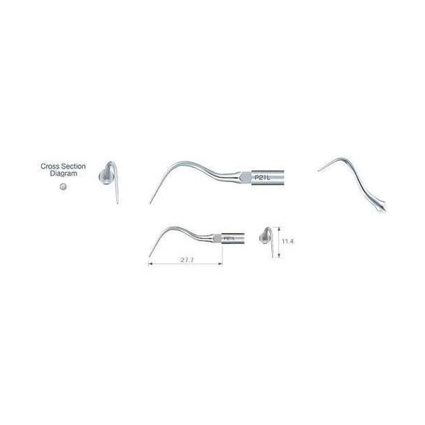 Vârf ultrasonic P21L - pentru EMS și Woodpecker