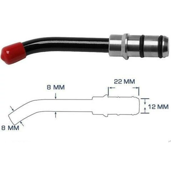 Light guide for Woodpecker LED-B and LED-F, Ø12mm connection