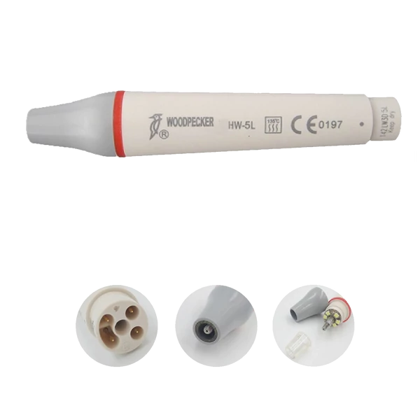 Depurátor kézidarab LED fényes, vaj színű, 1 db, levehető, autoklávozható, EMS kompatibilis