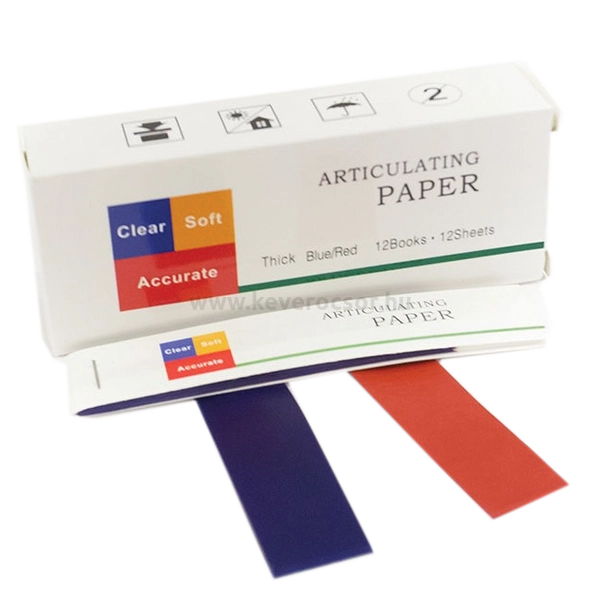 Artikulációs Papír, piros-kék, 100 mikron, 2 oldal, 2 szín, 144 lap