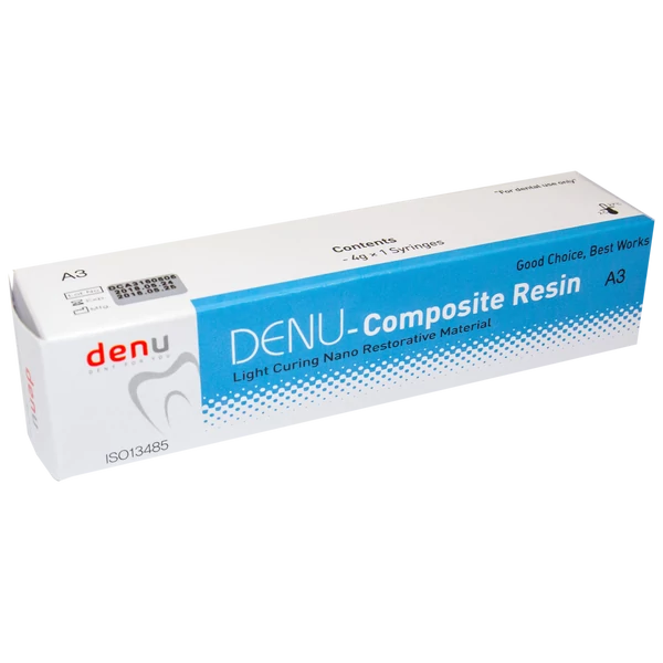 DENU kompozit tömőanyag, 4g, fecskendőben - több színben 