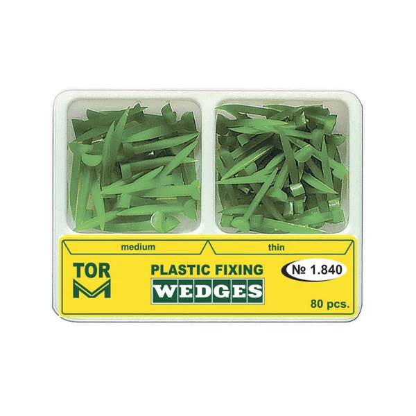 TOR - MŰANYAG ÉK KÉSZLET (50DB VÉKONY, 30DB KÖZEPES), zöld