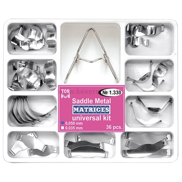 TOR - Embossed spring clip metal dies and smooth metal dies in a large set, 36 pieces + pliers