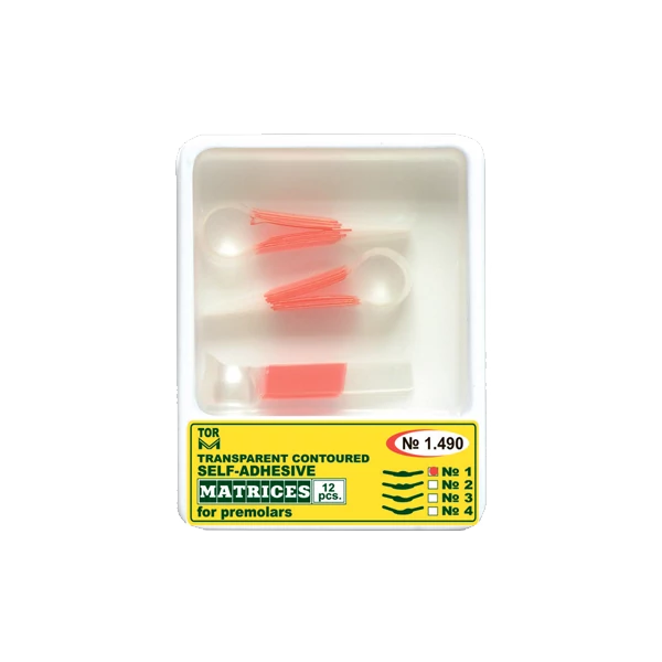 TOR - ÖNTAPADÓ Celluloid MATRICA PREMOLÁRIS FOGAKHOZ (12DB)