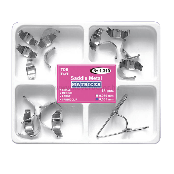 Matrices 18 pcs + springclipMatrices 18 pcs + springclip
