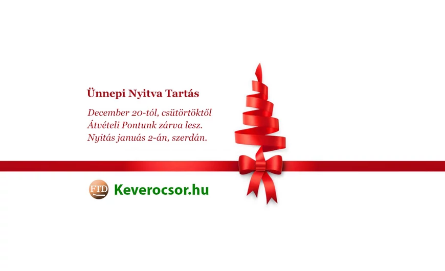 Ünnepi nyitva tartás 2019