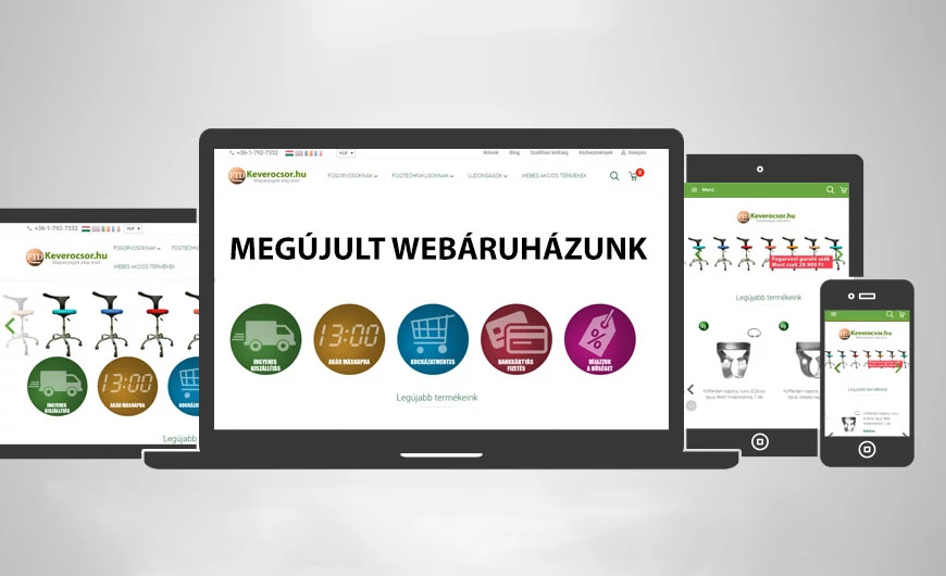 Megújult Webáruházunk