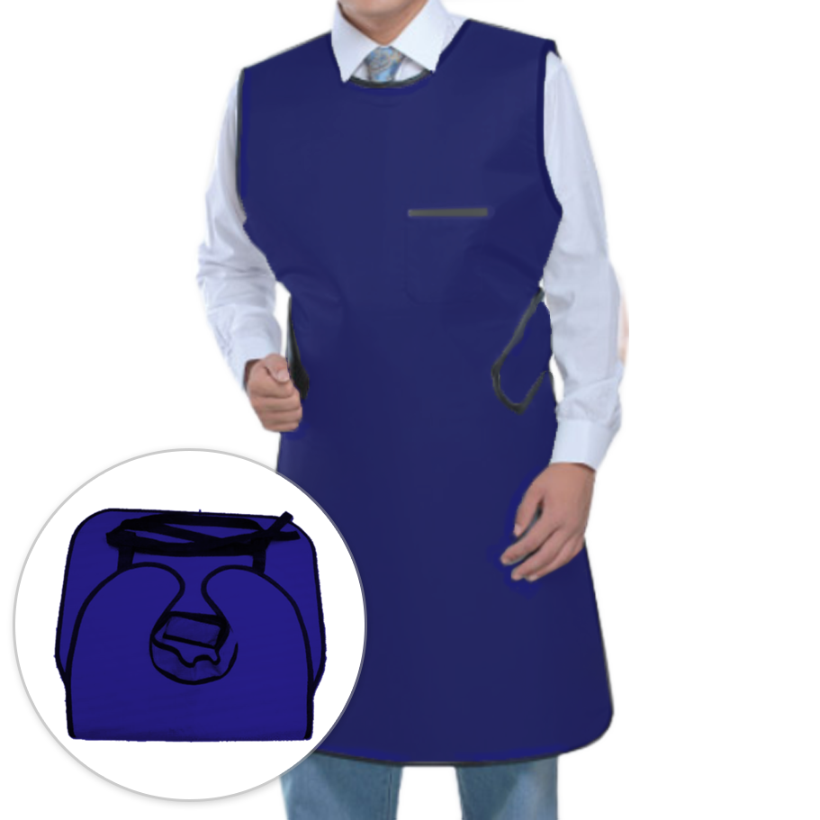 Lead apron (cover front only),size:1000x600mm,0.35mPb