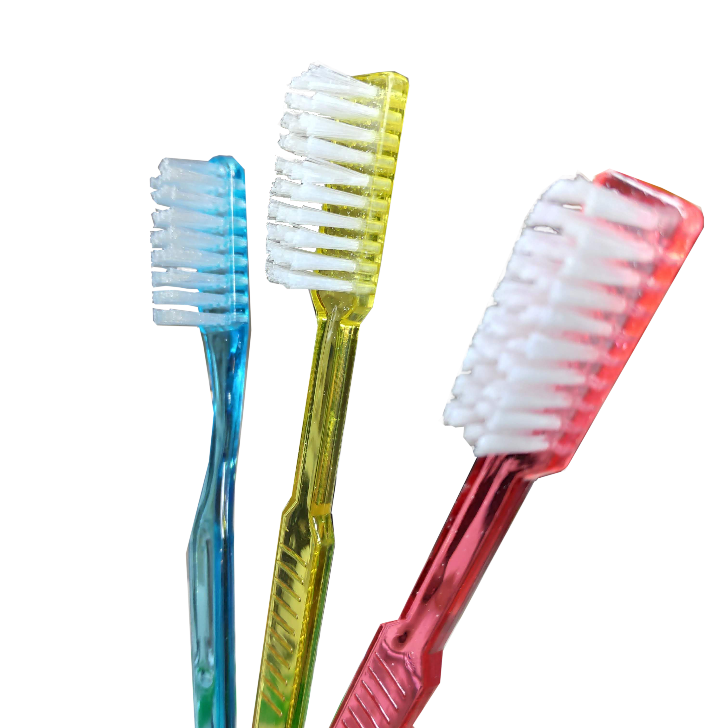 Egyszerhasználatos fogkefe fogkrémmel, 100db - többféle választható színben