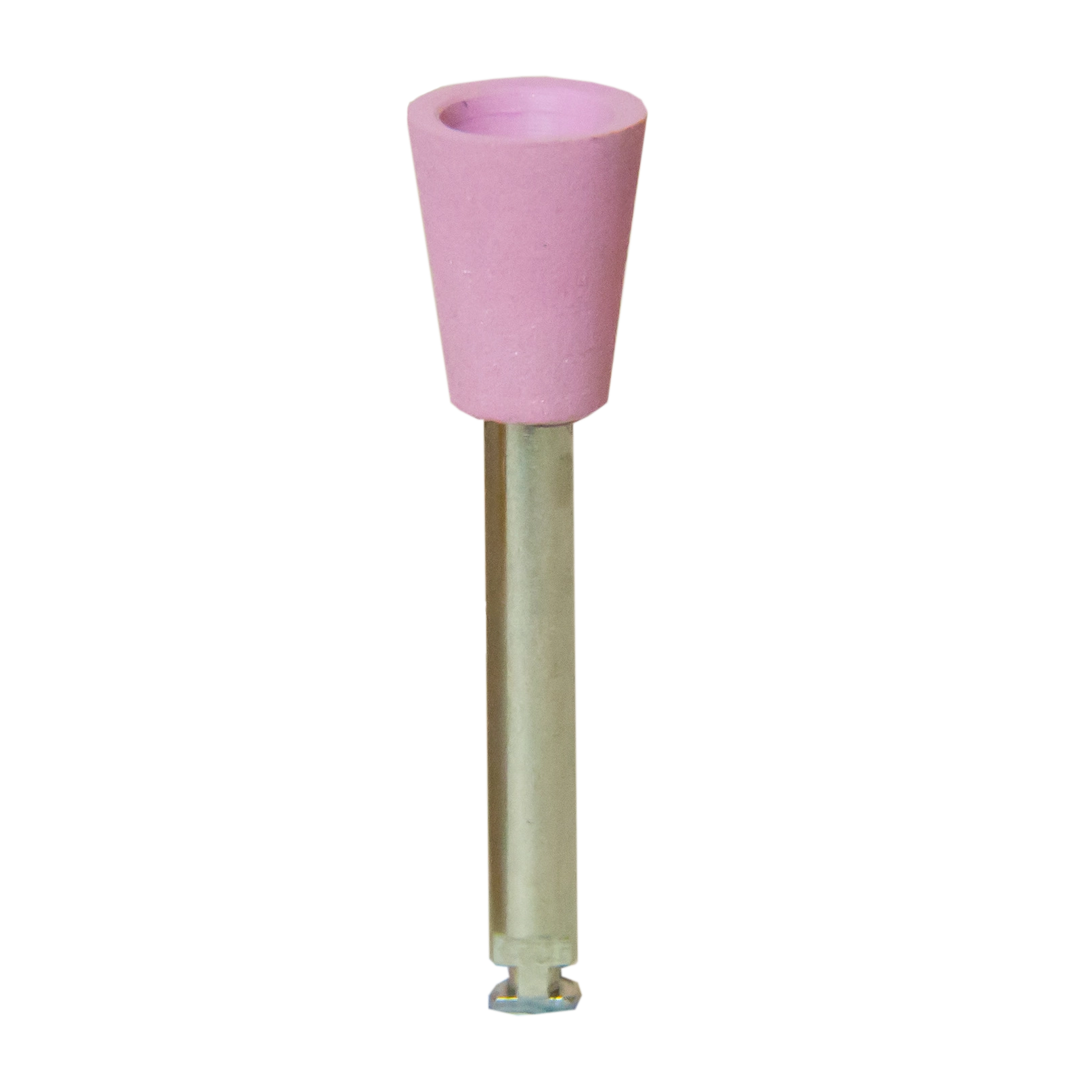 Szilikon polírozó, rózsaszín, tölcsér alakú, középkemény, 6x9,5 mm, ISO: 030/060, RA , 1 db