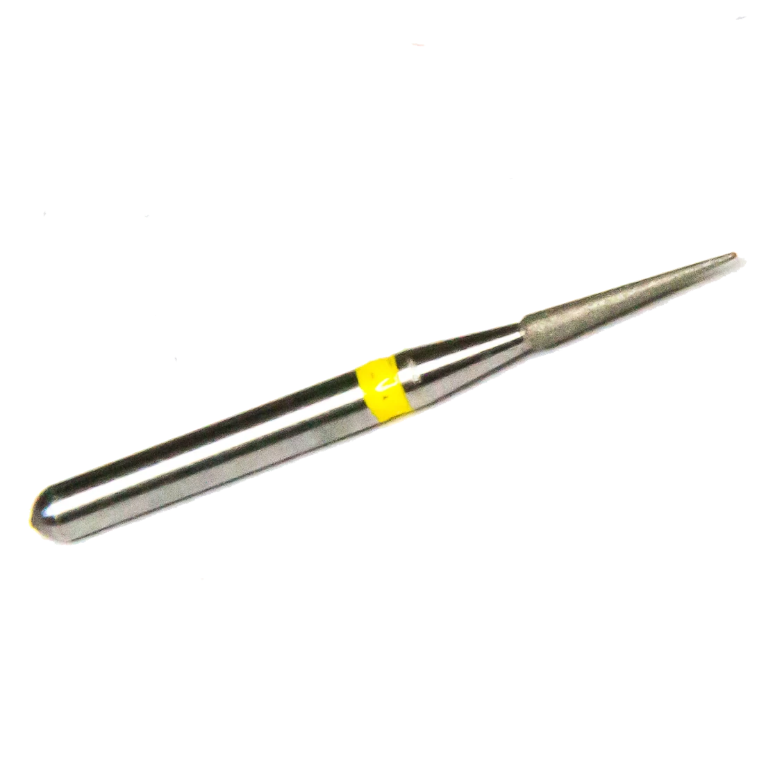 Diamond Bur, FG, yellow, short, pointed finishing, 1pc