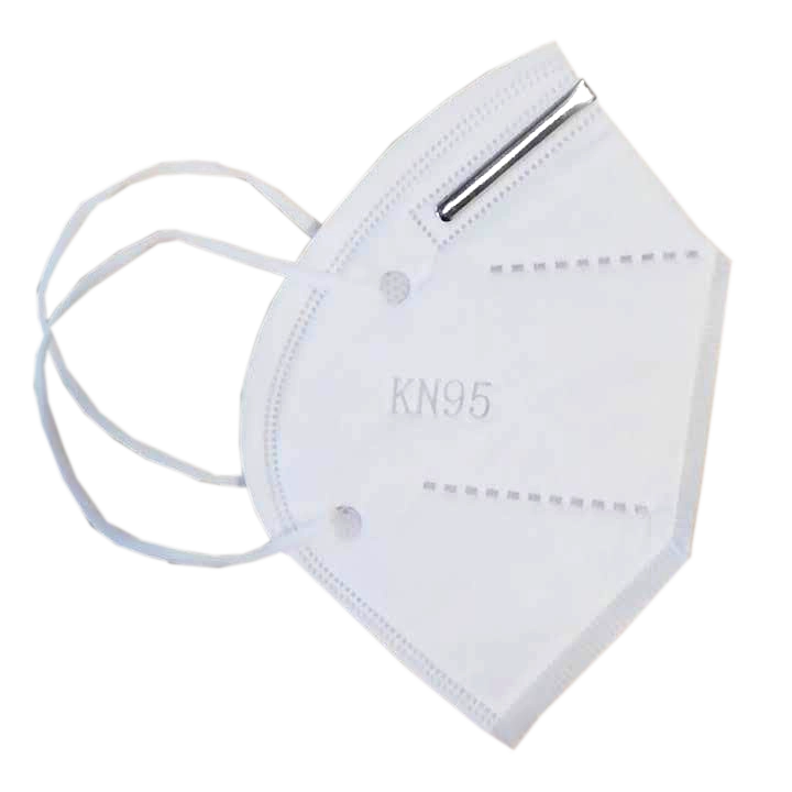 KN95-ös (FFP2) arcmaszk, fehér, gumis - 1 db