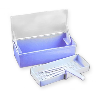 Germicide Tray,1 liter, gray, 26,3 x 11,5 x 7,2 cm