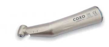 Contra-Angle Handpiece, 1: 1, blue, with light and water as well, RA, push button - (available only in Hungary)