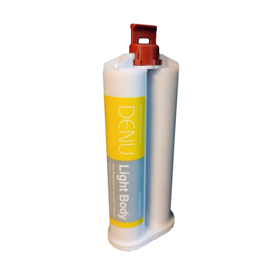 DENU Light Body (1 cartridge) —  A-szilikon preciziós lenyomatanyag, 50 ml (+3 kcs)